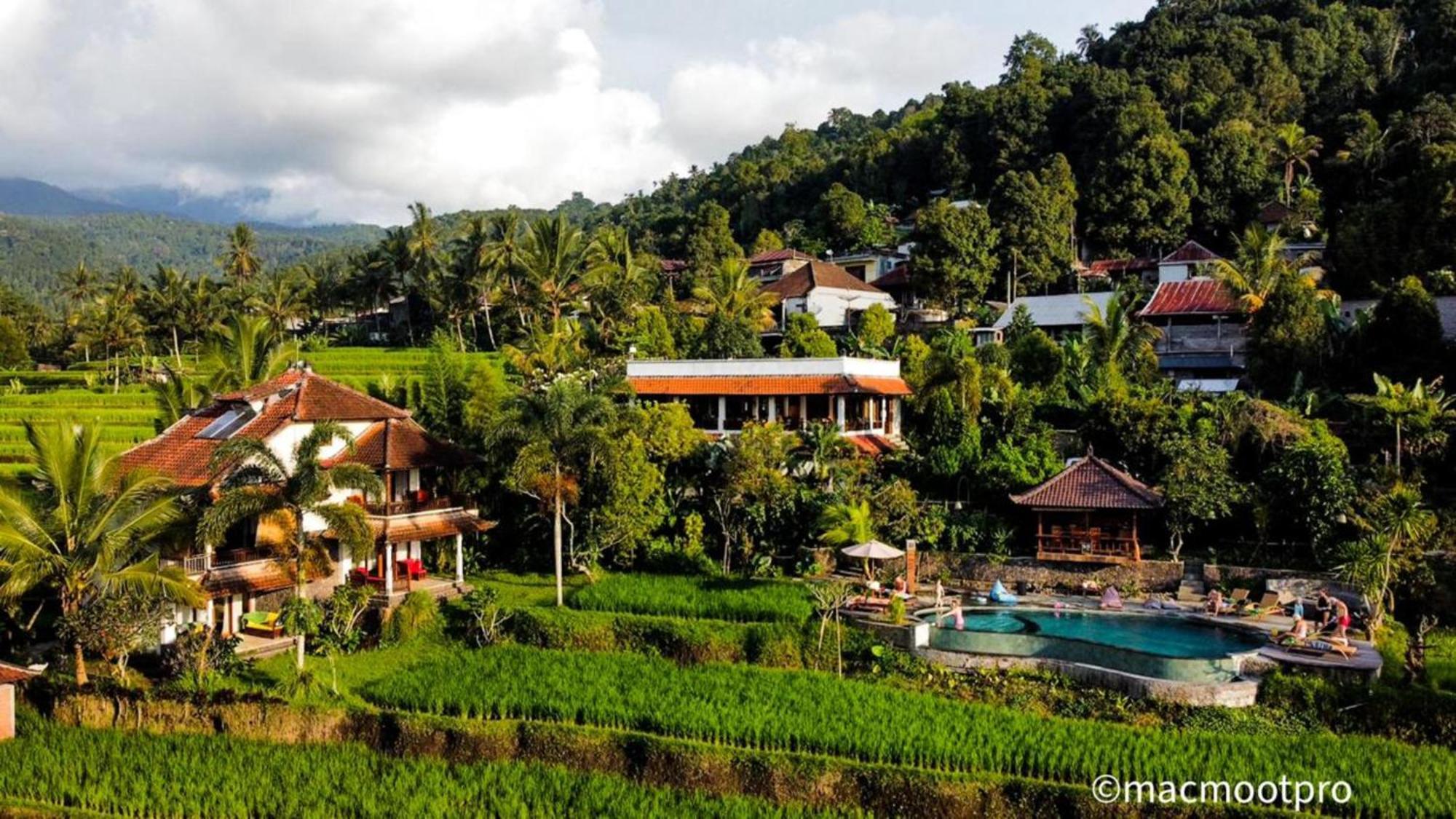 Lesong Hotel And Restaurant Munduk Exterior foto